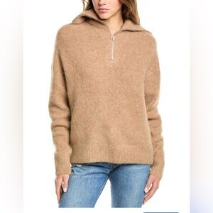 Vince Camel Half-Zip Turtleneck Sweater